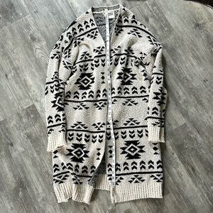 WESTERN AZTEC DUSTER CARDIGAN